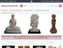 Tablet Screenshot of naturalhandicrafts.com